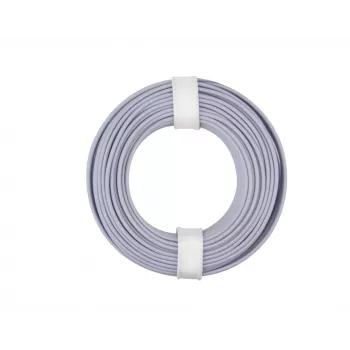 Donau Elektronik 175-019 LiY litze aderleiding 1 x 0,75 mm² grijs 10 m