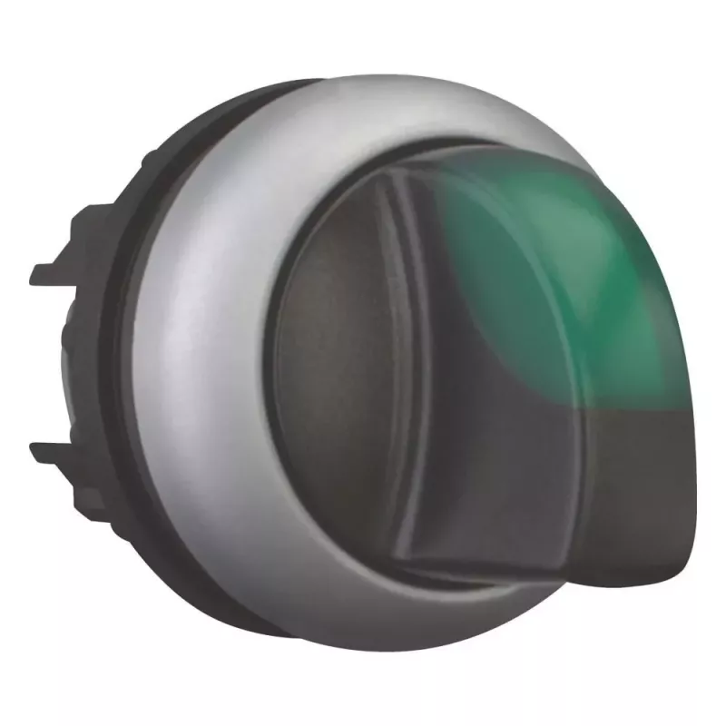Eaton M22-WLK3-G tuimelschakelaar, zwart/groen/zilver 216837