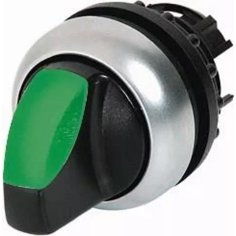 Eaton M22-WLK3-G tuimelschakelaar, zwart/groen/zilver 216837
