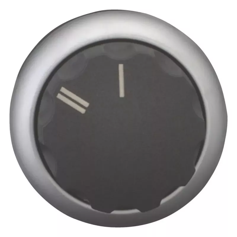 Eaton M22-WR-X92 keuzeschakelaar, 2 posities, vergrendelend, draaiknop, zwart