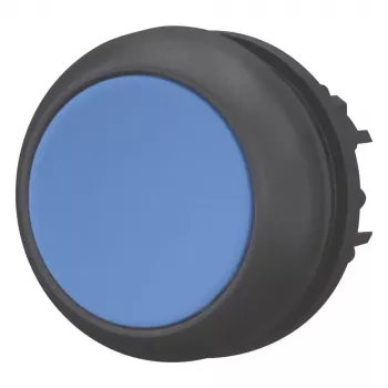 Eaton M22S-D-B vlakke drukknop-aandrijving, blauw, 22,5 mm, moment 216601