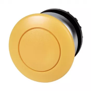 Eaton M22-DP-Y gele vlakke drukknop-aandrijving, moment, 22,5 mm, IP66/IP67/IP69K 216718