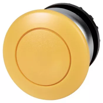 Eaton M22-DP-Y gele vlakke drukknop-aandrijving, moment, 22,5 mm, IP66/IP67/IP69K 216718
