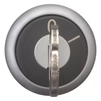 Eaton M22-WRS-MS10-A1 sleutelschakelaar, 2 standen, vergrendelend, MS10 sleutel, 22,5 mm montage, zwart/zilver, IP66/IP67/IP69K 111776