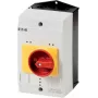 Eaton CI-K2 lege behuizing met noodstop-schakelaar, 160 x 100 x 130 mm, grijs/rood/geel 219655