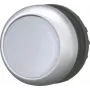 Eaton M22-DRL-W verlichte drukknopbediener, vlak, vergrendelend, zwart/metallic/wit