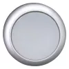 Eaton M22-DRL-W verlichte drukknopbediener, vlak, vergrendelend, zwart/metallic/wit