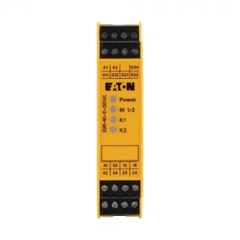 Eaton ESR5-NO-31-230VAC veiligheidsrelais, 230V AC, 3 NO veiligheidscontacten, 1 NC hulpcontact, DIN-rail 119380
