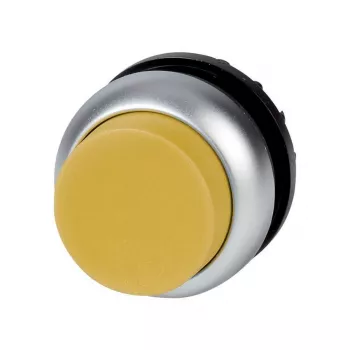 Eaton M22-DLH-Y verlichte drukknop-bediening, verhoogd, geel, blank 216971