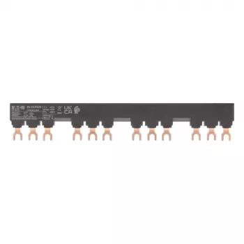Eaton 044947 driefasen-verzamelrailblok B3.1/4-PKZ0, 3-polig, 4 apparaten, 63A, 690V