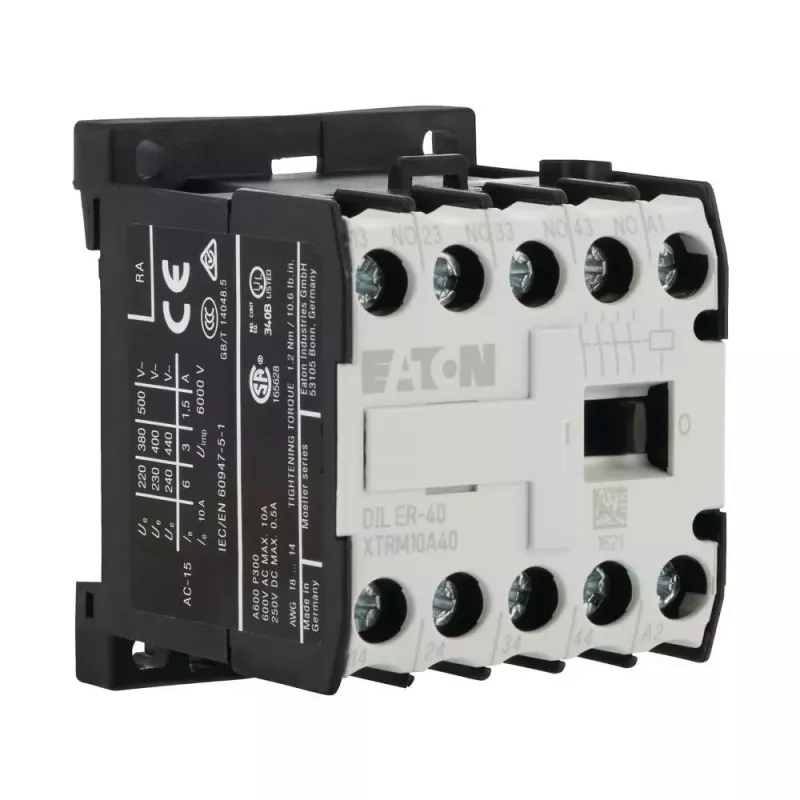 Eaton DILER-40 hulpcontactor, 4 NO, 230 V AC spoel 052725