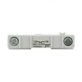 Eaton NHI-E-10-PKZ0 hulpcontactblok, 1 NO, zijdelingse montage, wit, voor PKZ0 motorbeveiligingsschakelaars 082884