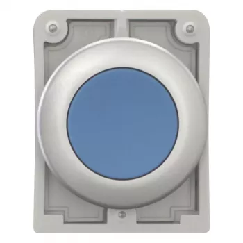 Eaton M30C-FDR-B RMQ-Titan vlakke ronde verchroomde blauwe drukknop-aandrijving, 30,5 mm, momentcontact 182947