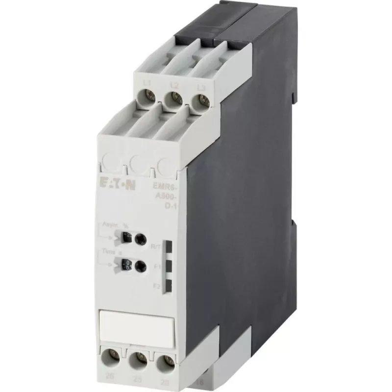 Eaton EMR6-A500-D-1 stroombewakingsrelais, 0,5-500 A, 24-240 V AC/DC, 2 CO, DIN-rail 184762