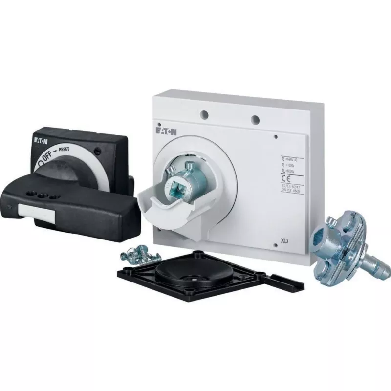 Eaton NZM3-XTVD deurkoppeling draaigreep, afsluitbaar, IP66, zwart/grijs, 260170