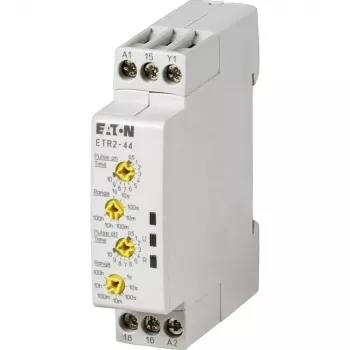 Eaton ETR2-44 multifunctioneel tijdrelais, 7 functies, 0,05 s–100 h, 24–240 V AC/DC, 2 CO 262730