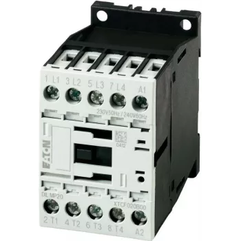 Eaton DILM7-10 24 V DC vermogensschakelaar, 3-polig, 1 NO hulpcontact, 7 A AC-3, 3 kW, schroefklemmen 276565