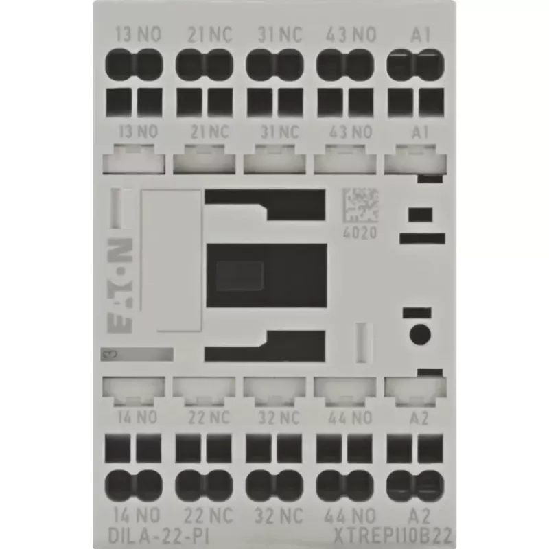 EATON DILA-22(24VDC)-PI hulprelais, 24 V DC spoel, 2NO+2NC, push-in aansluitingen 199218