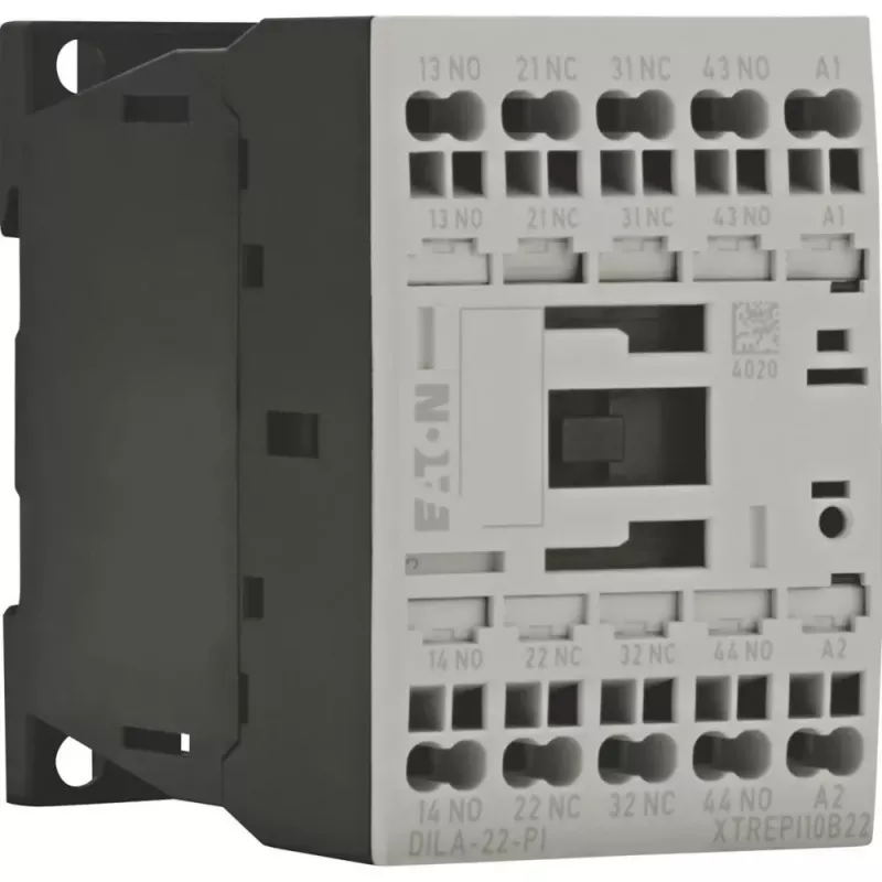 EATON DILA-22(24VDC)-PI hulprelais, 24 V DC spoel, 2NO+2NC, push-in aansluitingen 199218