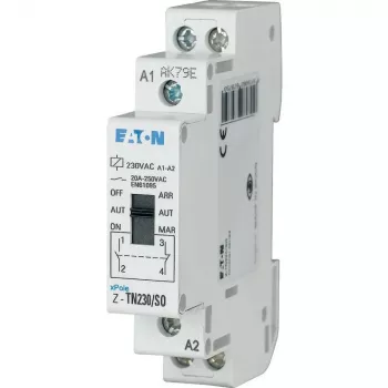 Eaton Z-TN24/SS impulsschakelaar, DIN-rail, 2 NO + 1 NC, 20 A, 24 V AC/DC Y7-267976