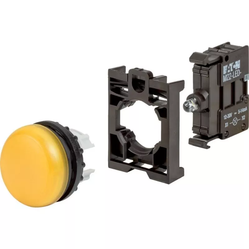 Eaton M22-L-Y-LED-BVP LED-signaallamp, geel 110929