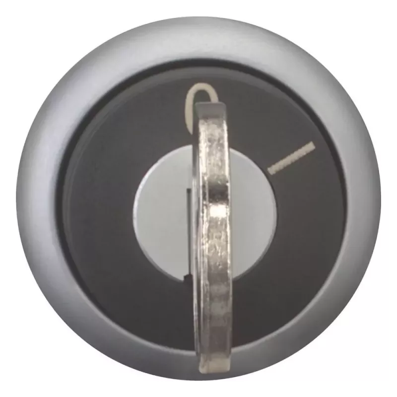 Eaton M22-WRS-MS10 sleutelschakelaar, 2 standen, zwart/titanium, 22,5 mm 111775