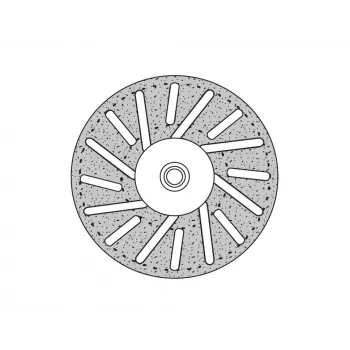 Donau Elektronik 1646 diamantslijpschijf 22 mm voor metaal, glas, epoxy, 1 stuk