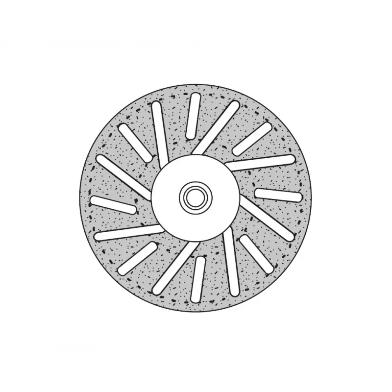 Donau Elektronik 1646 diamantslijpschijf 22 mm voor metaal, glas, epoxy, 1 stuk