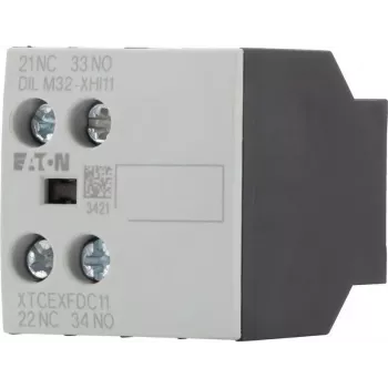 Eaton hulpcontactblok 1NO+1NC 2-polig frontmontage voor DILM contactoren DILM32-XHI11 277376