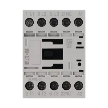 Eaton DILM12-01 3-polig motorcontact, 230 V AC / 240 V AC spoel, 12 A, 1 NC hulpcontact 276865