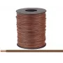 Donau Elektronik 114-88-100 tweelinglitze 2 x 0,08 mm² bruin 100 m