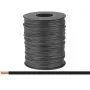 Donau Elektronik 114-11-100 soepele draad 2 x 0,08 mm² zwart 100 m
