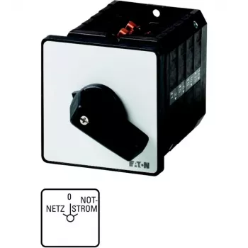 Eaton T5B-4-8902/E 4-polige draaischakelaar, 32 A, 690 V AC, zwart/wit 207430