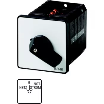 Eaton T5B-4-8902/E 4-polige draaischakelaar, 32 A, 690 V AC, zwart/wit 207430