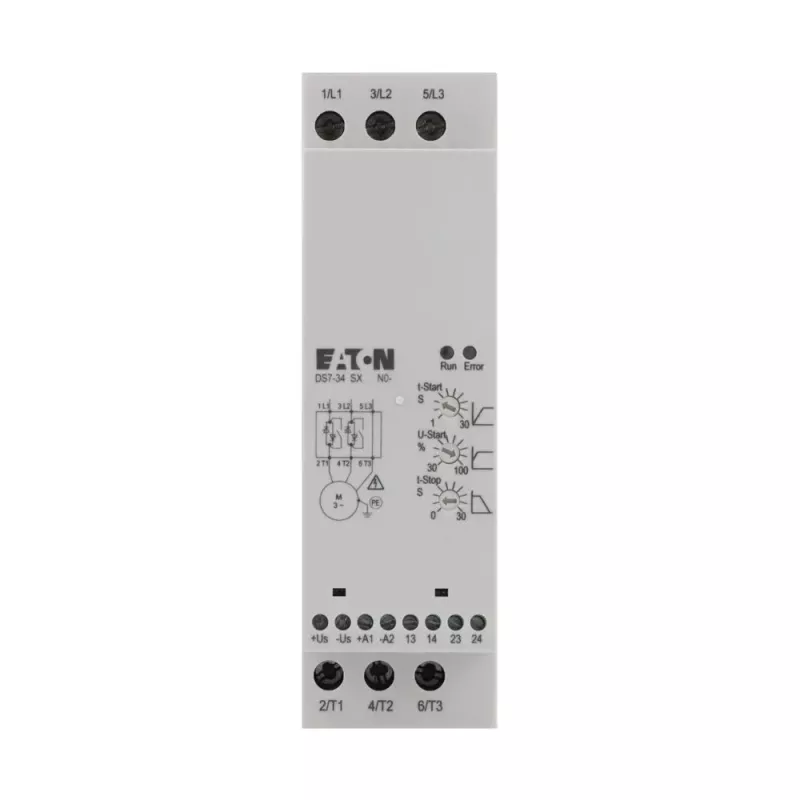 Eaton DS7-342SX024N0-N softstarter, 24 A, 200-480 V AC, 24 V AC/DC besturing, 11 kW