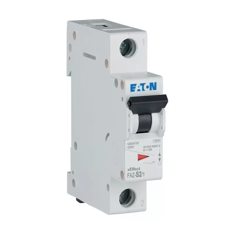 Eaton FAZ-S2/1 installatieautomaat 2-polig 1 A type S 10 kA 278607