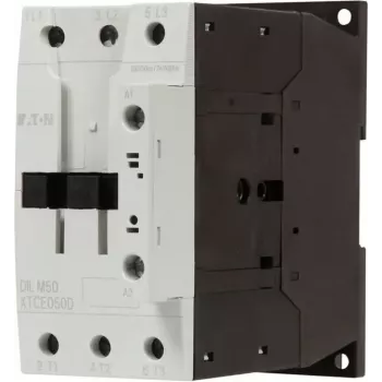 Eaton DILM50 vermogenscontactor, 3-polig, 50 A AC-3, 230 V AC spoel, IP00, wit 277830