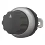 Eaton M22-WR4 zwarte draaischakelaarknop, 4 posities, vergrendelend