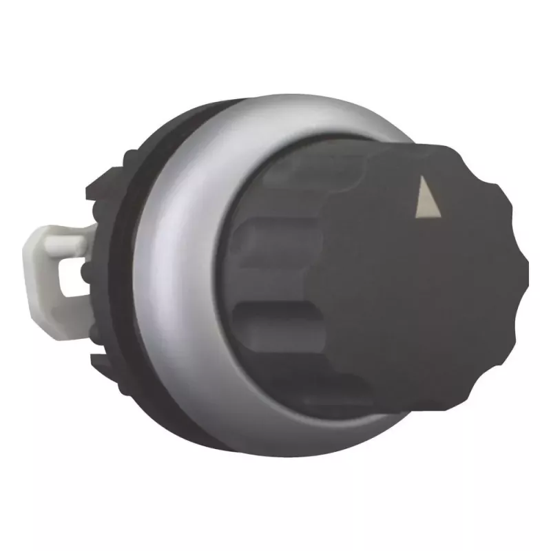 Eaton M22-WR4 zwarte draaischakelaarknop, 4 posities, vergrendelend