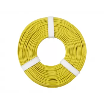 Donau Elektronik 125-053 soepele draad 0,25 mm² geel 50 m