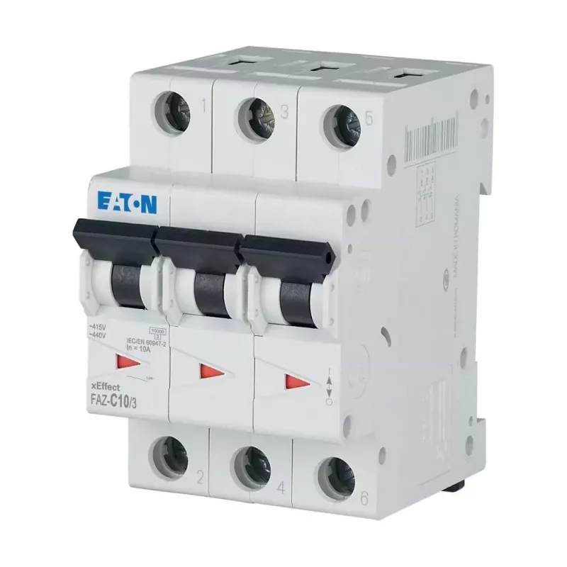 Eaton FAZ-C10/3 installatieautomaat type C 10 A 3-polig 278869