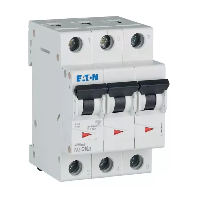 Eaton FAZ-C10/3 installatieautomaat type C 10 A 3-polig 278869