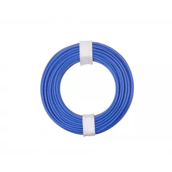 Donau Elektronik 175-012 LiY soepele draad 1 x 0,75 mm² blauw