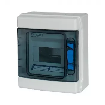 Eaton 174222 IKA-1/6-ST opbouw-kleinverdeler, 1 rij, 6 module-eenheden, wit