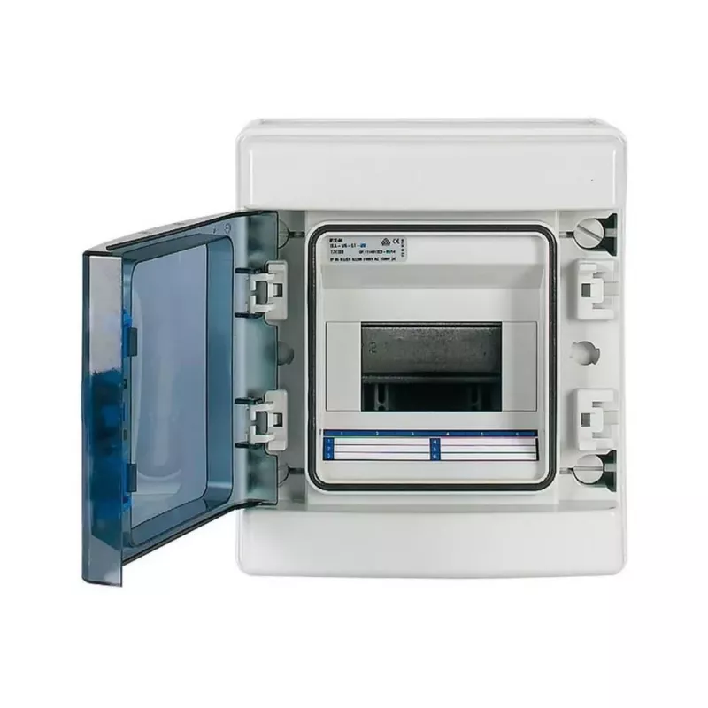 Eaton 174222 IKA-1/6-ST opbouw-kleinverdeler, 1 rij, 6 module-eenheden, wit