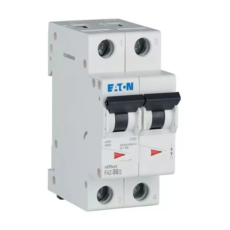 Eaton FAZ-S6/2 installatieautomaat Type S 6A 2-polig 6kA 278809