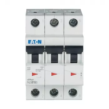 Eaton FAZ-B16/3 installatieautomaat type B, 3-polig, 16 A 278847