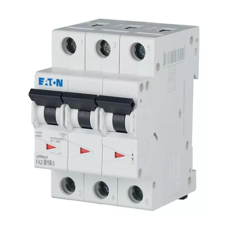 Eaton FAZ-B16/3 installatieautomaat type B, 3-polig, 16 A 278847