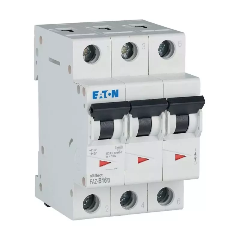 Eaton FAZ-B16/3 installatieautomaat type B, 3-polig, 16 A 278847