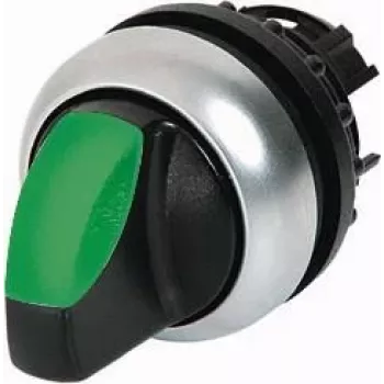 Eaton M22-WRLK3-G keuzeschakelaar-bediening, 3-stand, vergrendelend, zwart, titanium blende 216847